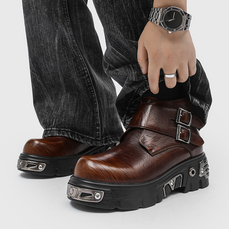 large size men fashion punk go - Men'S Accessories Leather reseña y precio
