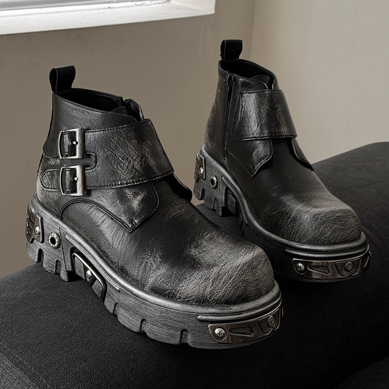 large size men fashion punk go - Men'S Accessories Leather reseña y precio