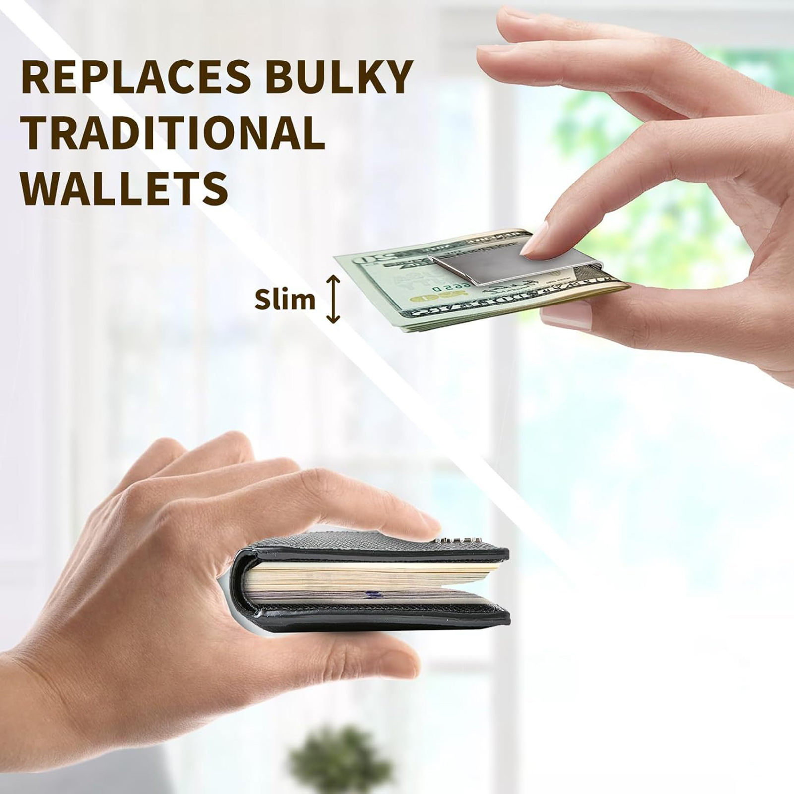 12pcs Pocket Wallet Money Clip - Money Clip Slim reseña y precio