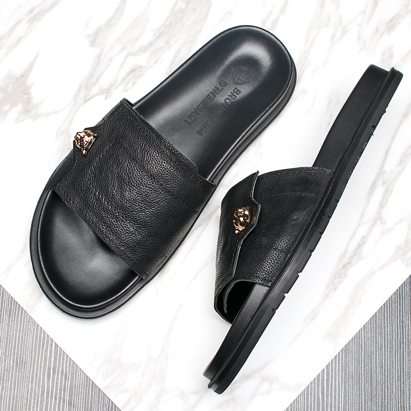 2025 New Genuine Leather Slipp - Men'S Accessories Leather reseña y precio