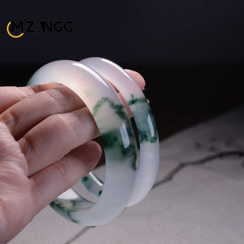 Natural Green Jadeite Bangle J - Quality Men'S Accessories reseña y precio