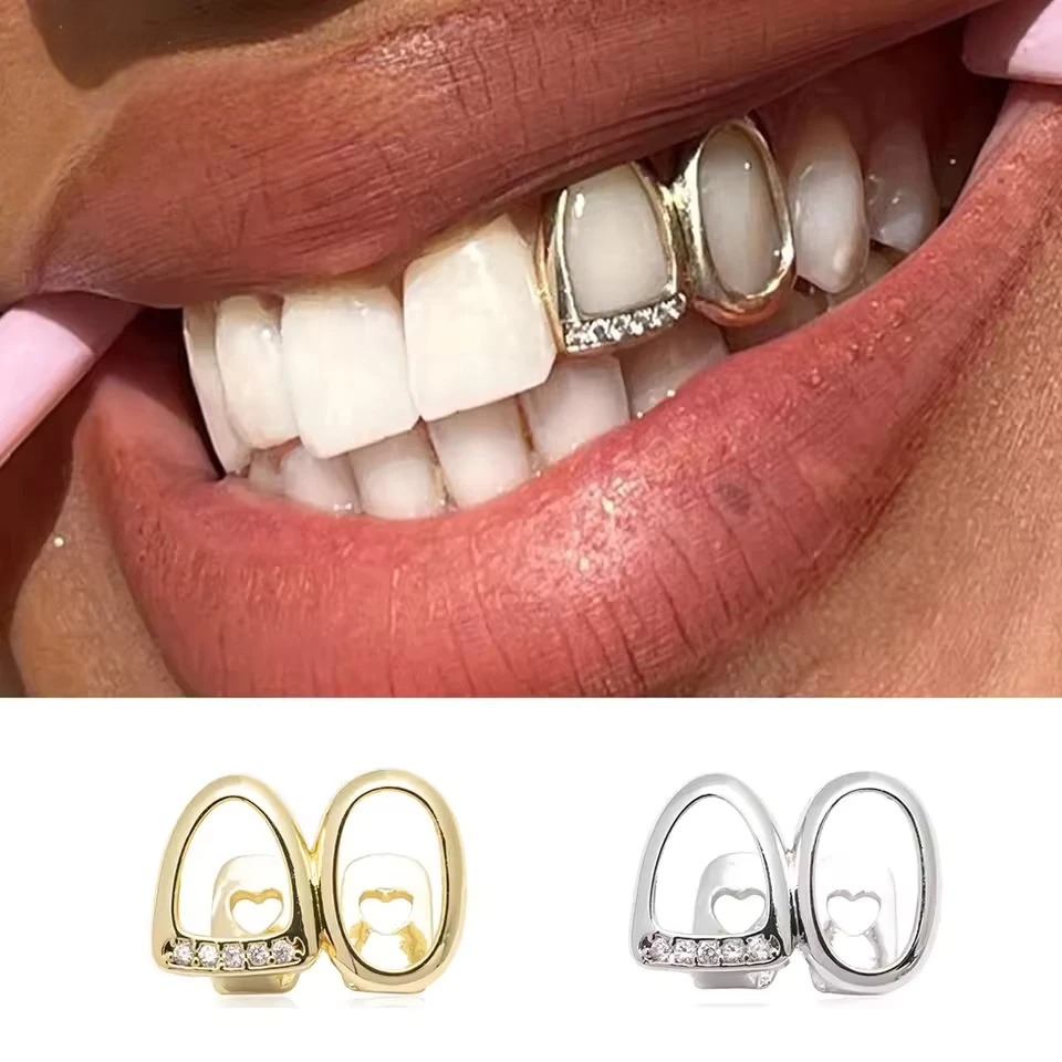 Iced Out Zircon Double Hollow  - Men Accessories H&M reseña y precio