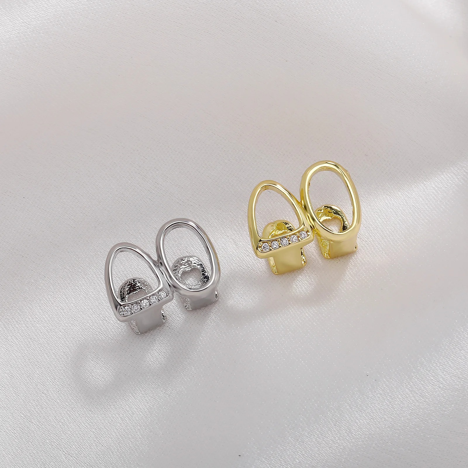 Iced Out Zircon Double Hollow  - Men Accessories H&M reseña y precio