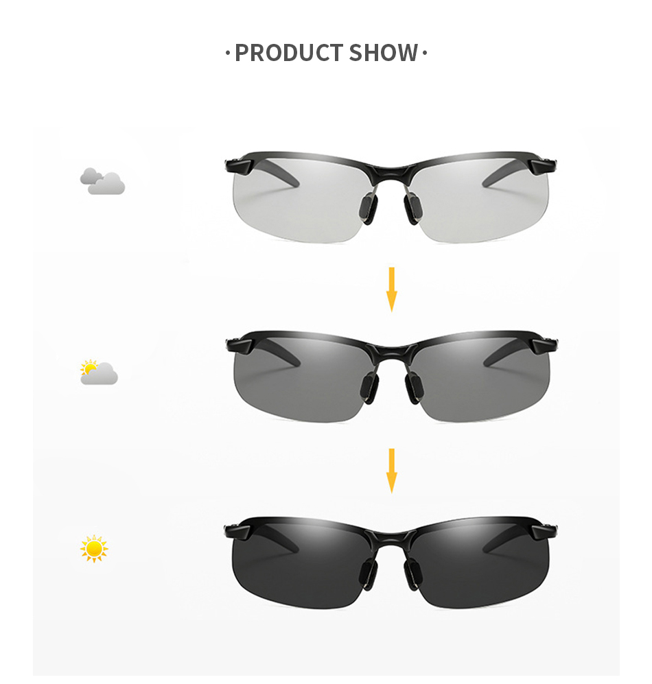 Photochromic Sunglasses Men Po - Quality Men'S Accessories reseña y precio