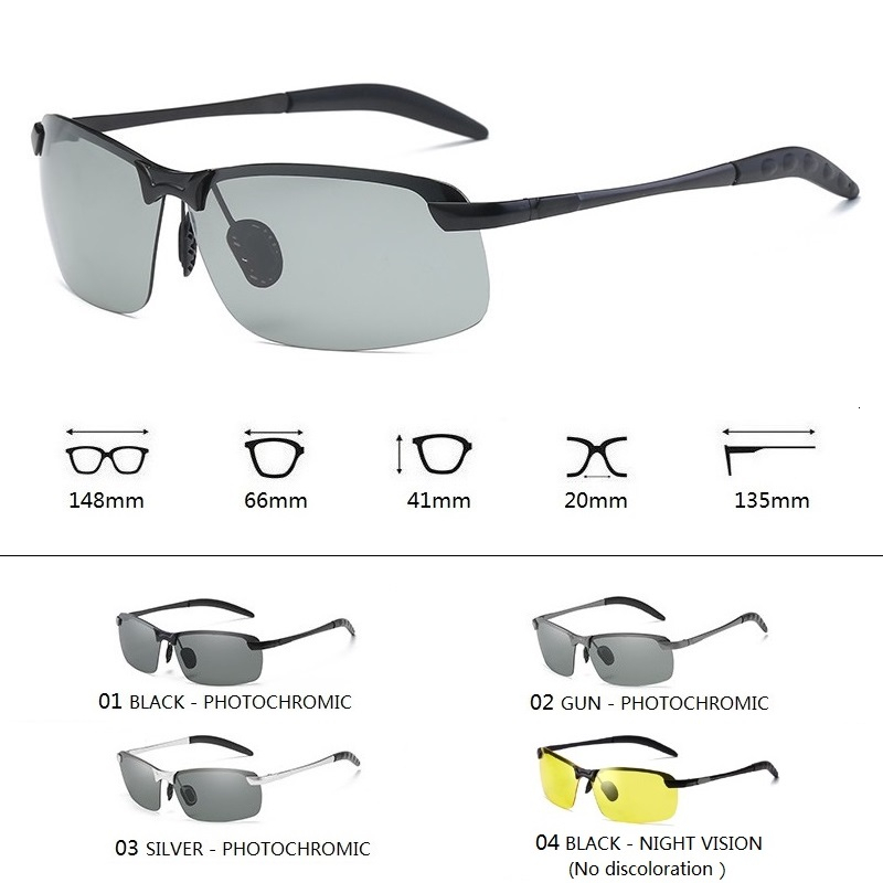 Photochromic Sunglasses Men Po - Quality Men'S Accessories reseña y precio