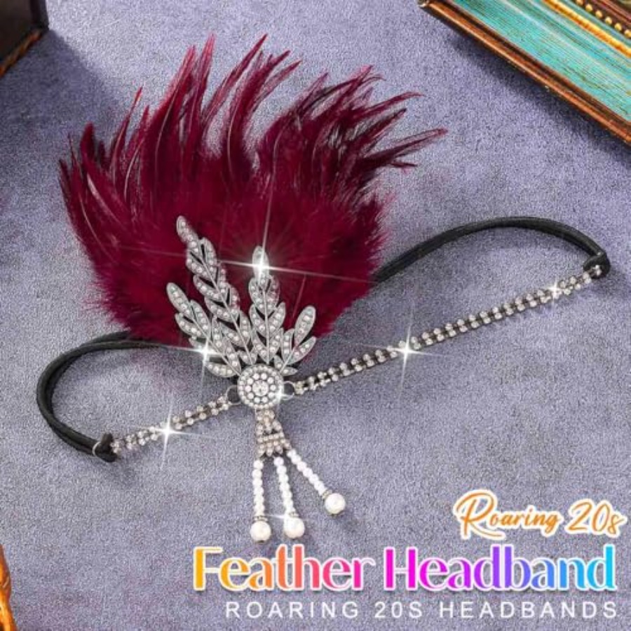 1920s Flapper Feather Headband - Men'S Accessories In The 1920S reseña y precio